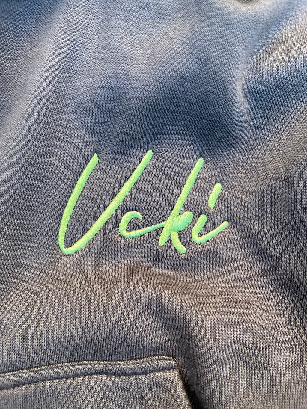 "PREME ENPRESYON" Grey hoodie